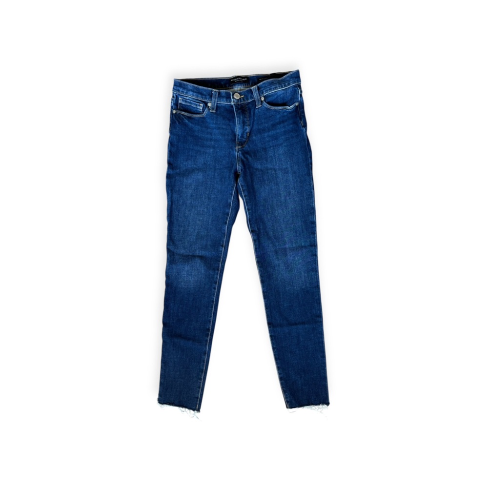 Banana Republic Mid rise Skinny Jeans Frayed hem Sz 27